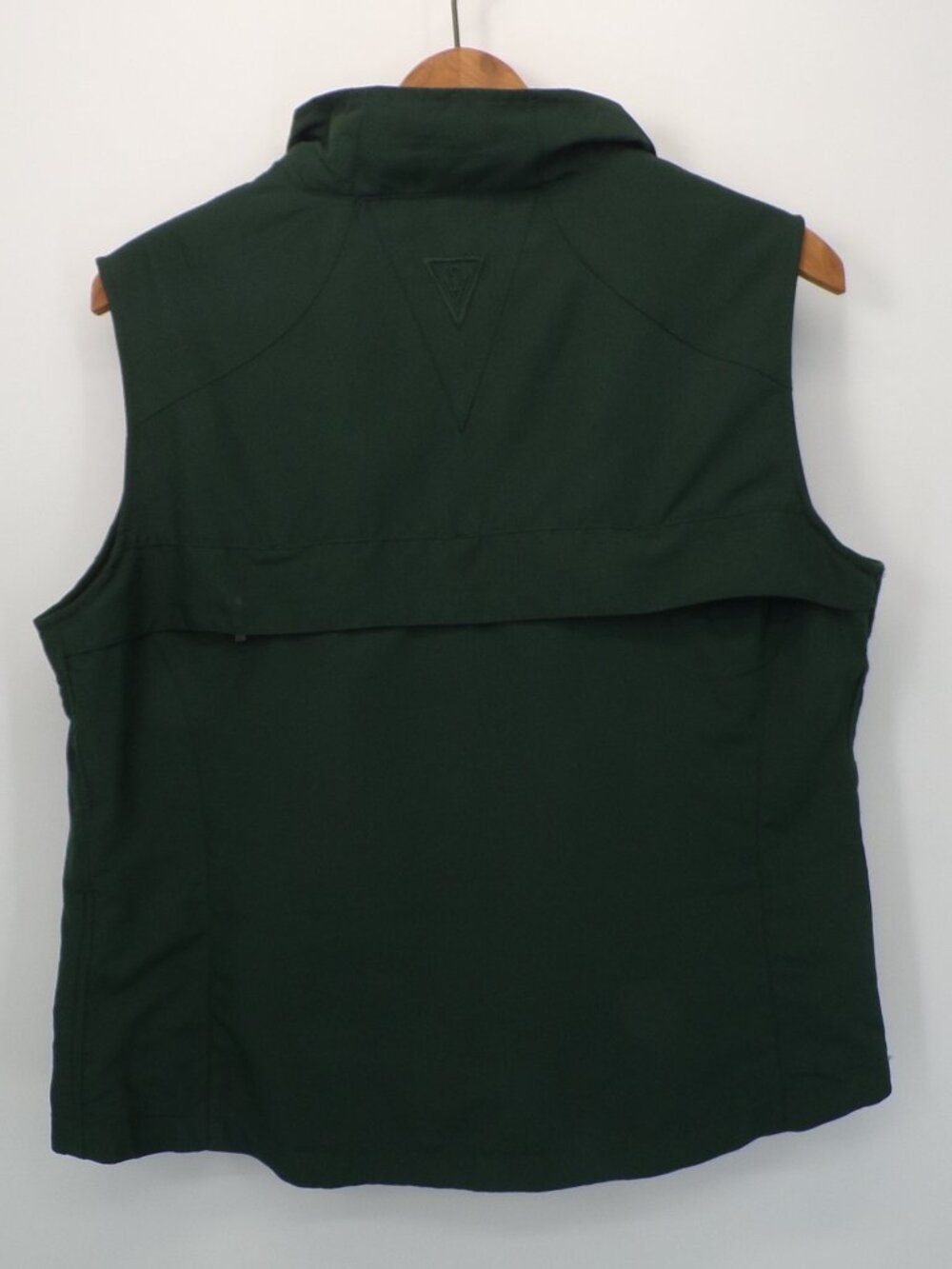 ScotteVest Women’s L Vest Green TEC Travel Utility Pockets Full Zip Lightweight - Picture 8 of 12